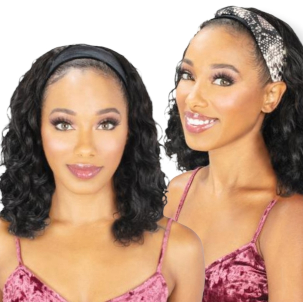 🔥Zury Sis - Headband Wig VB H Asol, Color: 1B, NWT